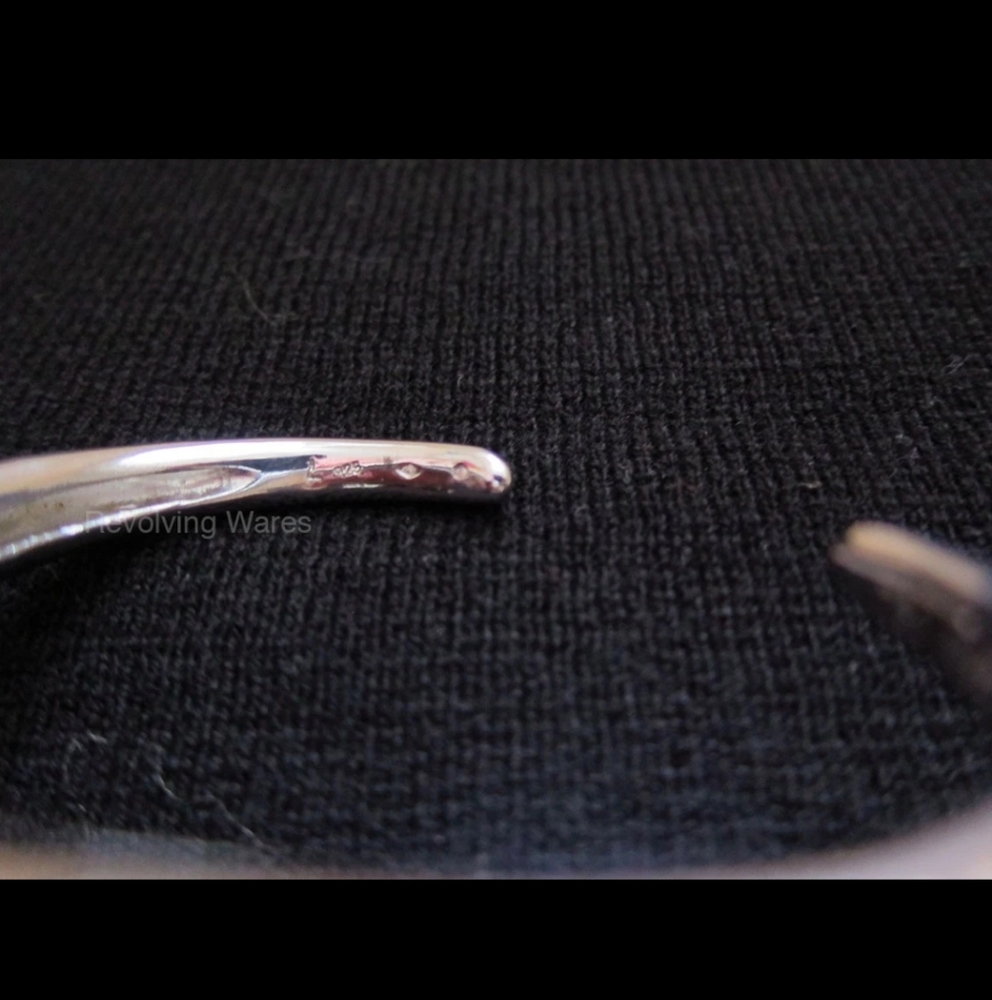 Baccarat Tentation Black Crystal Sterling Silver Bracelet Preowned - Picture 4 of 7